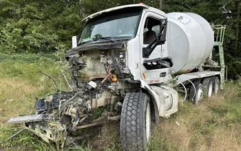 Concrete mixer truck we buy for scrap in Metro Vancouver